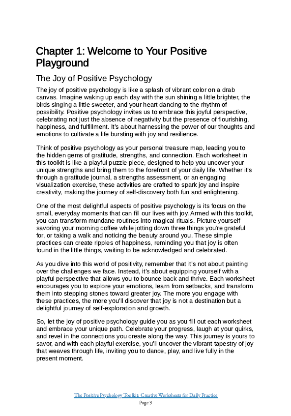 The Positive Psychology Toolkit: Creative Worksheets for Daily Practice - Image 2