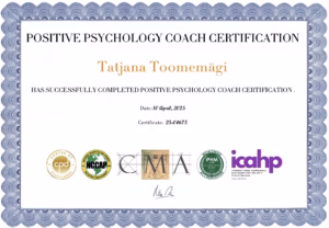 Positive psychology coach certificate